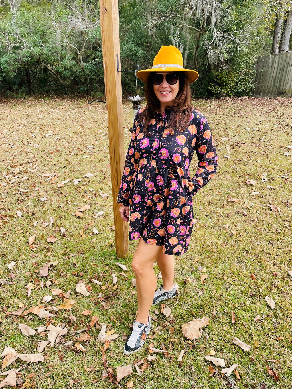 Liesel Black Flower Print Dress - The Look By Lucy