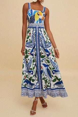 Aruba Blue Bird Dress - The Look By Lucy