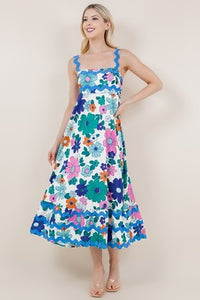 Bennett Multi Color Flower Print Dress