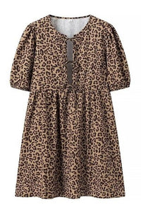 Betty Leopard Print Dress
