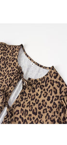 Betty Leopard Print Dress