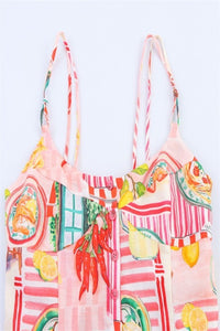 Daisy Pink Printed Dress