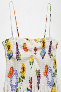 Gemma Fruit Print Dress