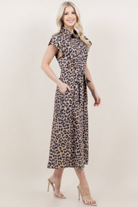 Gina Leopard Print Dress - The Look By Lucy