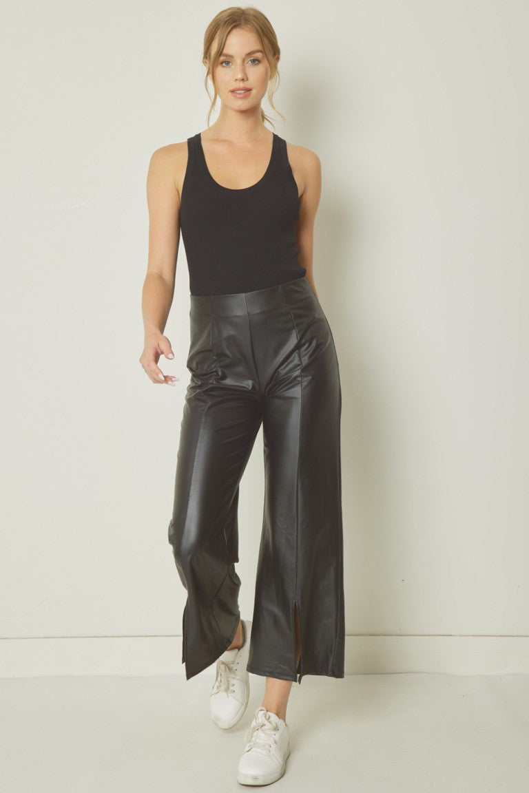 Sandy  Lightweight High Waisted Wide leg pants - The Look By Lucy